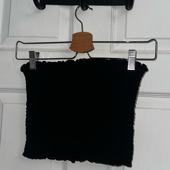 Urban Outfitters Black Ribbed Tube Top - Picture 2 of 3